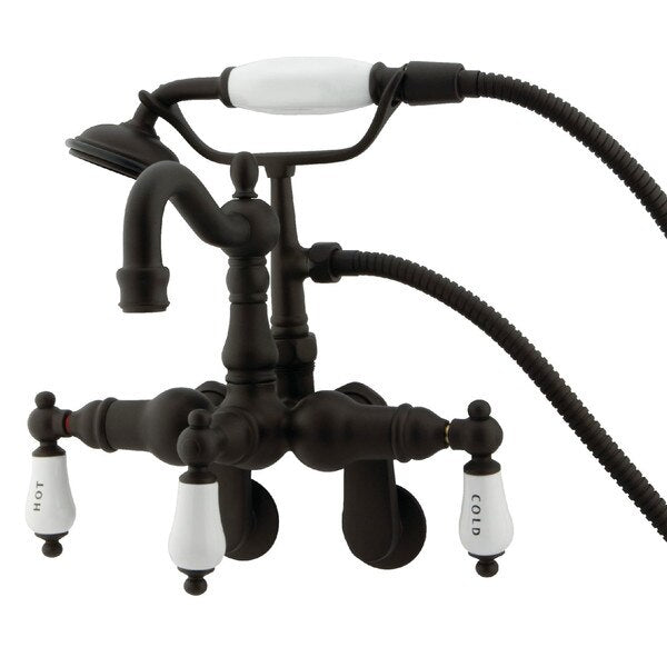 Wall-Mount Clawfoot Tub Faucet, Oil Rubbed Bronze, Tub Wall Mount