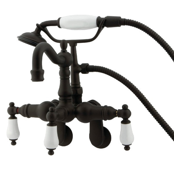 Wall-Mount Clawfoot Tub Faucet, Oil Rubbed Bronze, Tub Wall Mount