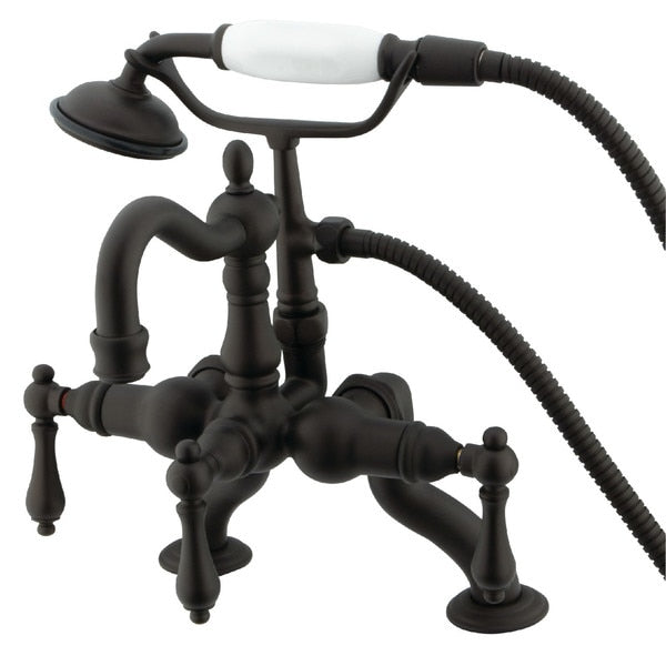Deck-Mount Clawfoot Tub Faucet, Oil Rubbed Bronze, Deck Mount