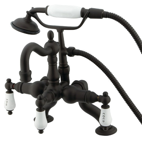 Deck-Mount Clawfoot Tub Faucet, Oil Rubbed Bronze, Deck Mount