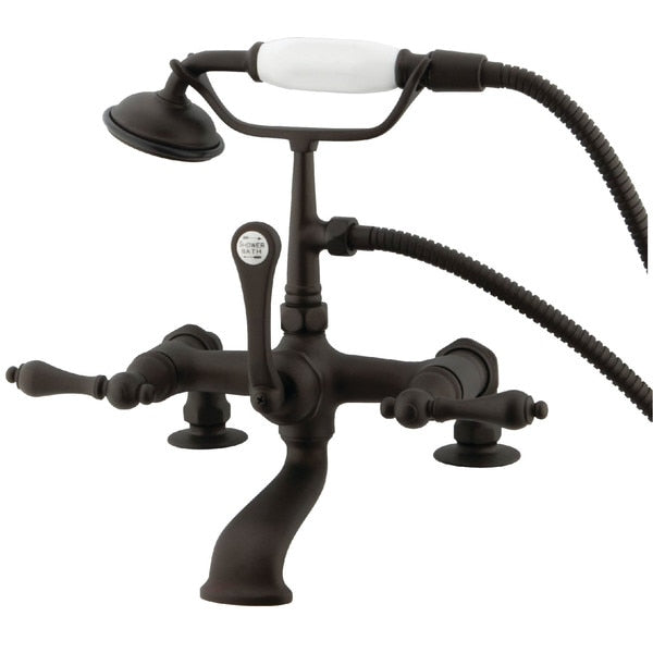 Deck-Mount Clawfoot Tub Faucet, Oil Rubbed Bronze, Deck Mount