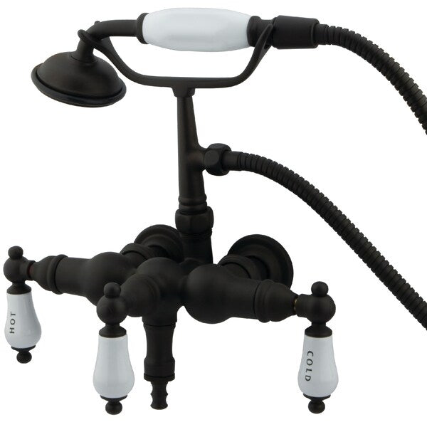 Wall-Mount Clawfoot Tub Faucet, Oil Rubbed Bronze, Tub Wall Mount