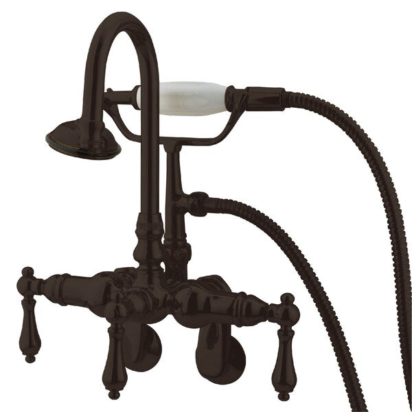 Wall-Mount Clawfoot Tub Faucet, Oil Rubbed Bronze, Tub Wall Mount