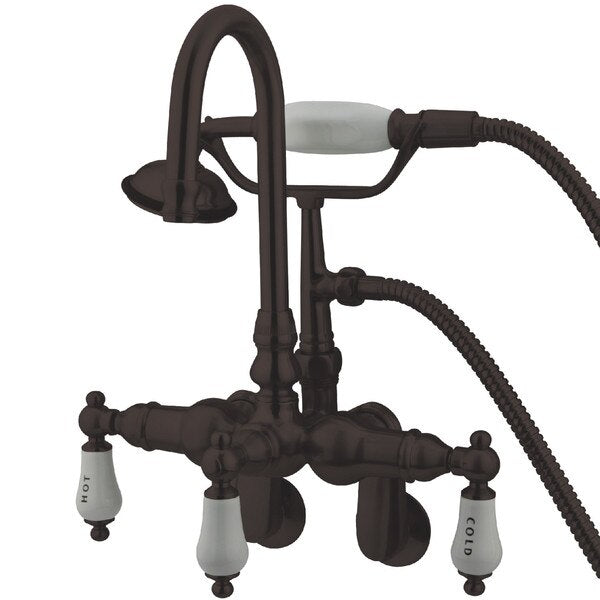 Wall-Mount Clawfoot Tub Faucet, Oil Rubbed Bronze, Tub Wall Mount