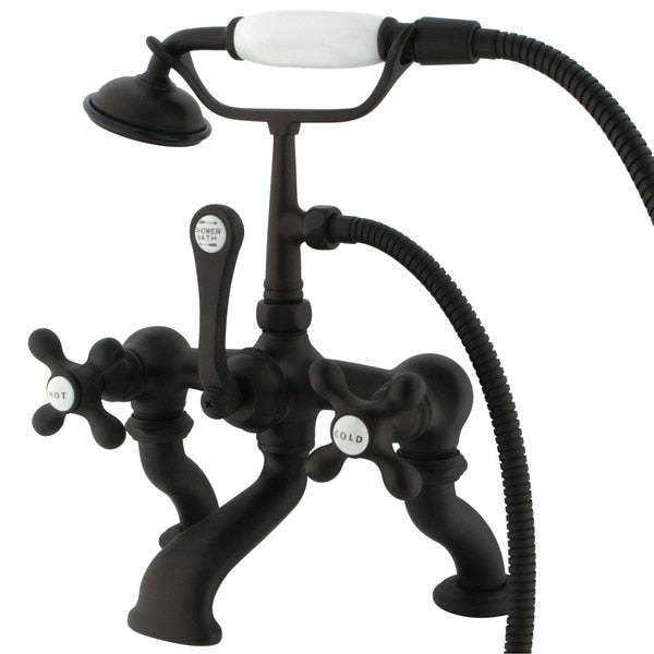 Deck-Mount Clawfoot Tub Faucet, Oil Rubbed Bronze, Deck Mount