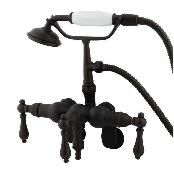 Wall-Mount Clawfoot Tub Faucet, Oil Rubbed Bronze, Tub Wall Mount