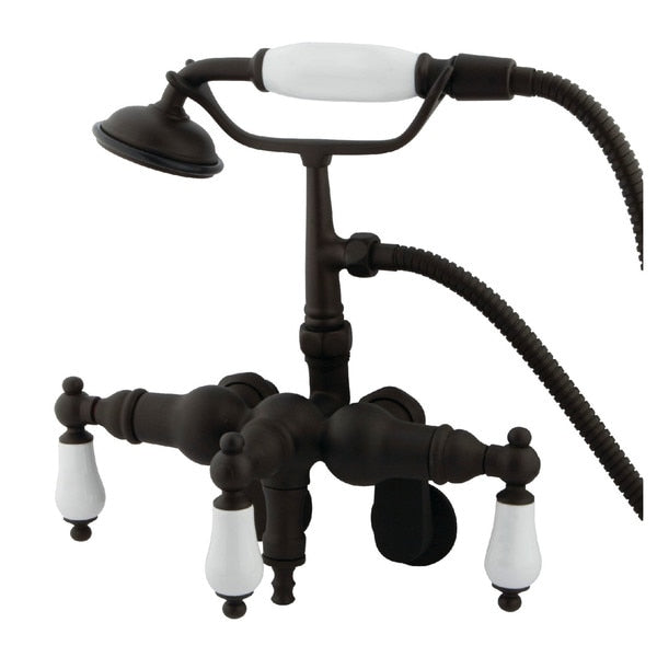 Wall-Mount Clawfoot Tub Faucet, Oil Rubbed Bronze, Tub Wall Mount