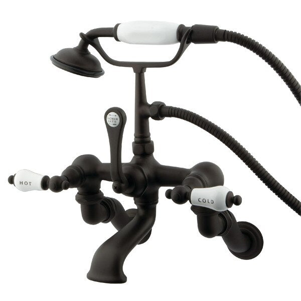 Wall-Mount Clawfoot Tub Faucet, Oil Rubbed Bronze, Tub Wall Mount