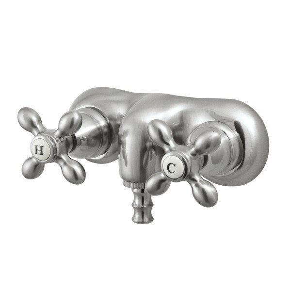 Wall-Mount Clawfoot Tub Faucet, Brushed Nickel, Tub Wall Mount