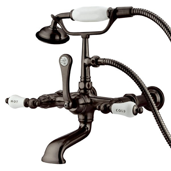 Wall-Mount Clawfoot Tub Faucet, Oil Rubbed Bronze, Tub Wall Mount