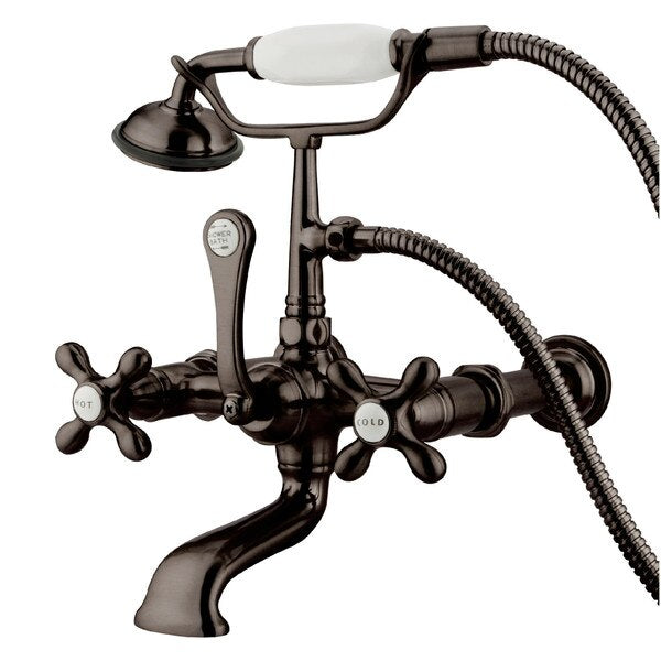 Wall-Mount Clawfoot Tub Faucet, Oil Rubbed Bronze, Tub Wall Mount
