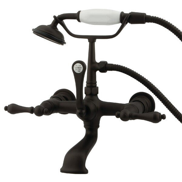 Wall-Mount Clawfoot Tub Faucet, Oil Rubbed Bronze, Tub Wall Mount