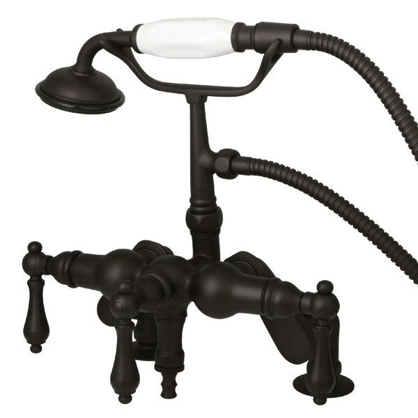 Deck-Mount Clawfoot Tub Faucet, Oil Rubbed Bronze, Deck Mount
