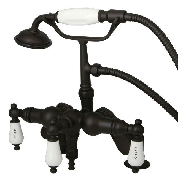 Deck-Mount Clawfoot Tub Faucet, Oil Rubbed Bronze, Deck Mount