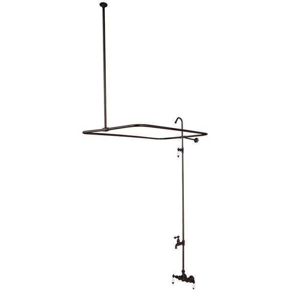 Wall-Mount Clawfoot Tub Faucet, Oil Rubbed Bronze, Tub Wall Mount