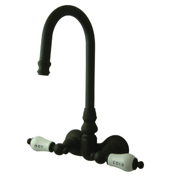 Wall-Mount Clawfoot Tub Faucet, Oil Rubbed Bronze, Tub Wall Mount