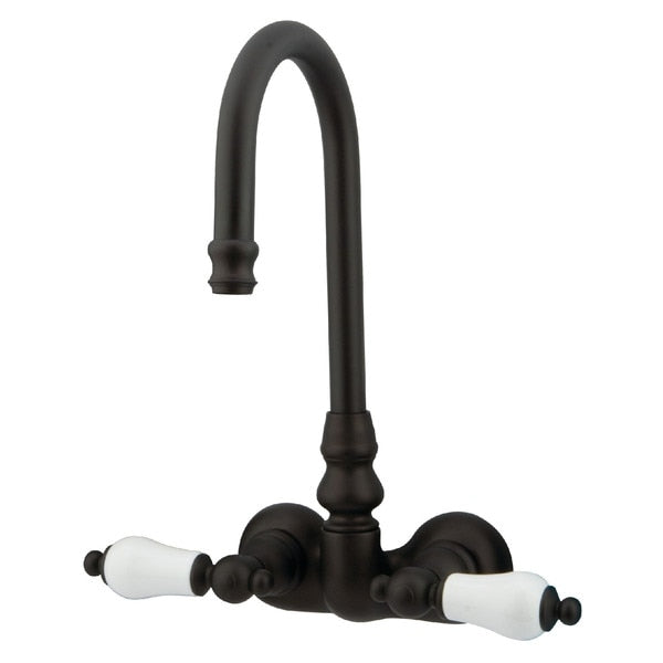 Wall-Mount Clawfoot Tub Faucet, Oil Rubbed Bronze, Tub Wall Mount