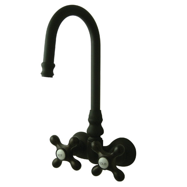Wall-Mount Clawfoot Tub Faucet, Oil Rubbed Bronze, Tub Wall Mount