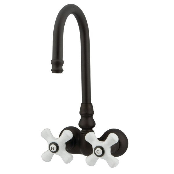 Wall-Mount Clawfoot Tub Faucet, Oil Rubbed Bronze, Tub Wall Mount