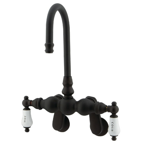 Wall-Mount Clawfoot Tub Faucet, Oil Rubbed Bronze, Tub Wall Mount
