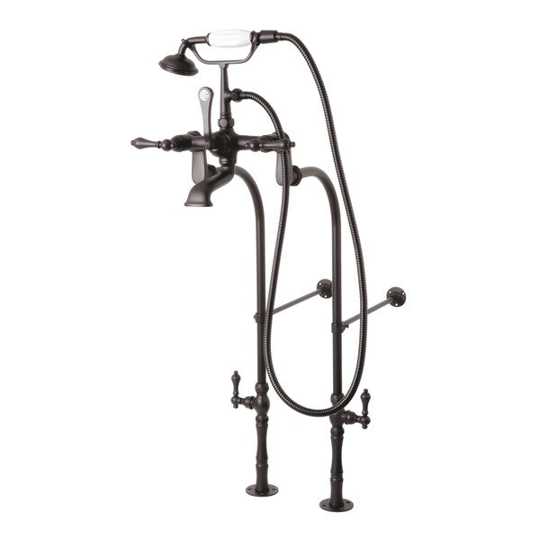 Clawfoot Tub Faucet Packages, Oil Rubbed Bronze, Freestanding