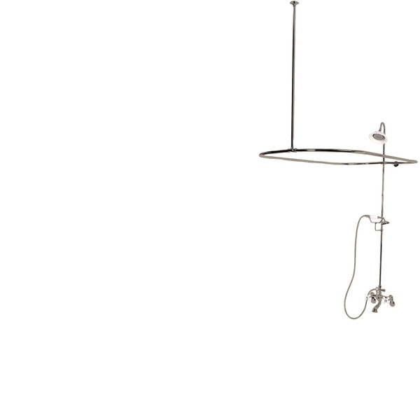 CCK1148PX Clawfoot Tub Package with Porcelain Cross Handles