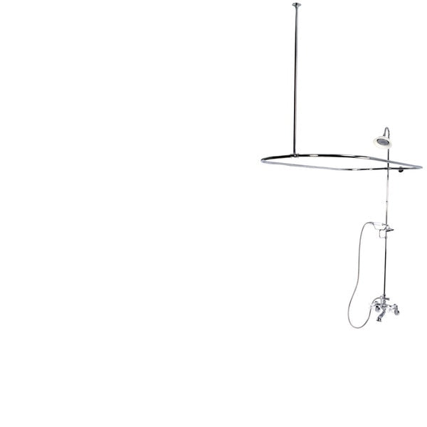 CCK1181PX Clawfoot Tub Package Porcelain Cross Handles