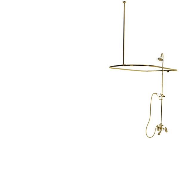 CCK1182PX Clawfoot Tub Package with Porcelain Cross Handles