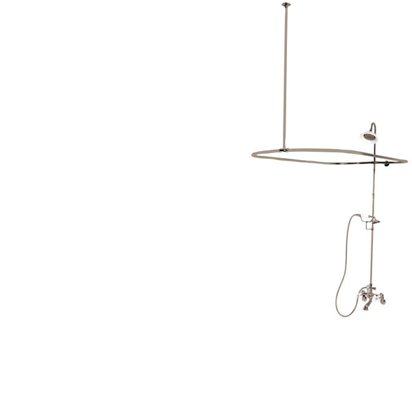 CCK1188PX Clawfoot Tub Package with Porcelain Cross Handles