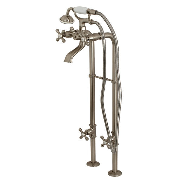Freestanding Tub Faucet, Brushed Nickel, Freestanding