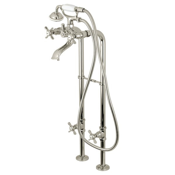 Freestanding Tub Faucet, Polished Nickel, Freestanding