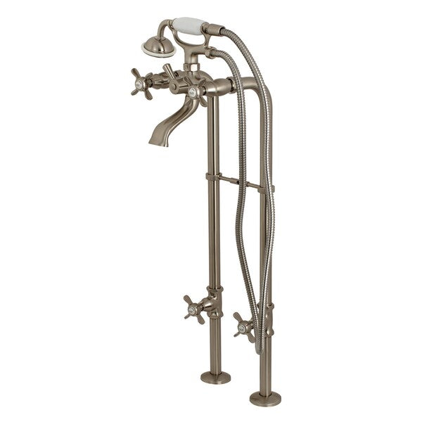 Freestanding Tub Faucet, Brushed Nickel, Freestanding