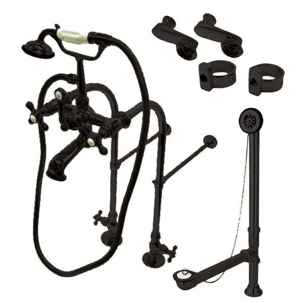Clawfoot Tub Faucet Packages, Oil Rubbed Bronze, Freestanding