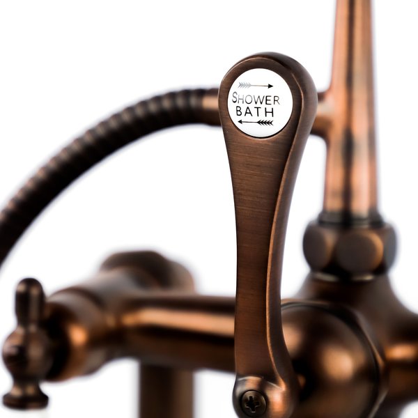 Rim-Mounted Tub Filler, Handshower in Oi
