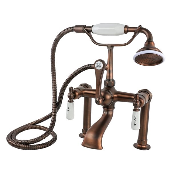 Rim-Mounted Tub Filler, Handshower in Oi