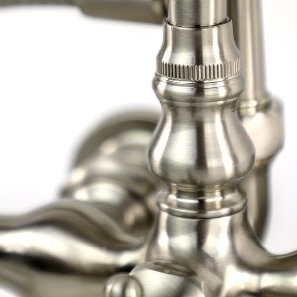 Gooseneck Wall-Mounted Tub Filler, Hands