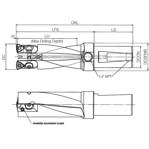 Indexable Insert Drill