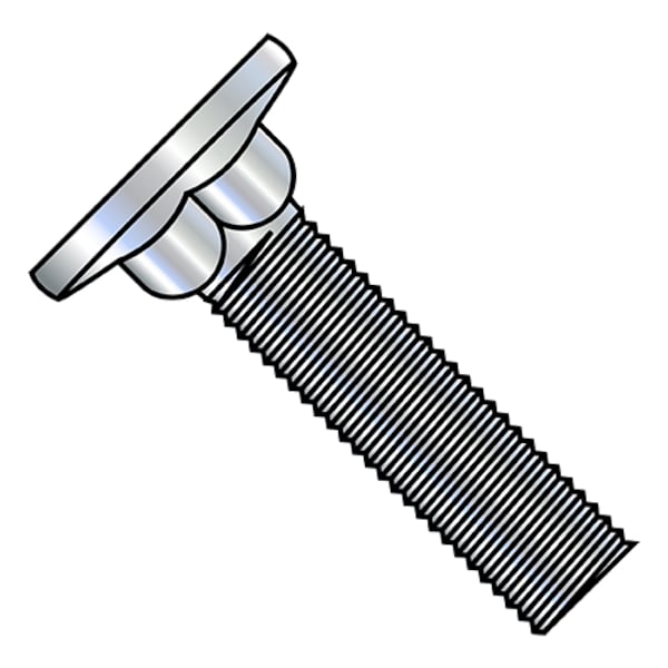 1/4-20X2 1/4 CARRIAGE BOLT FLAT HD F/T ZINC