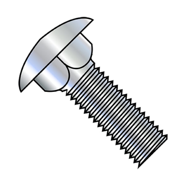 3/4-10X2 BOLT CARRIAGE FULL THRD ZINC