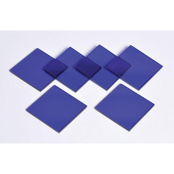 Cobalt Glass Plate, 2