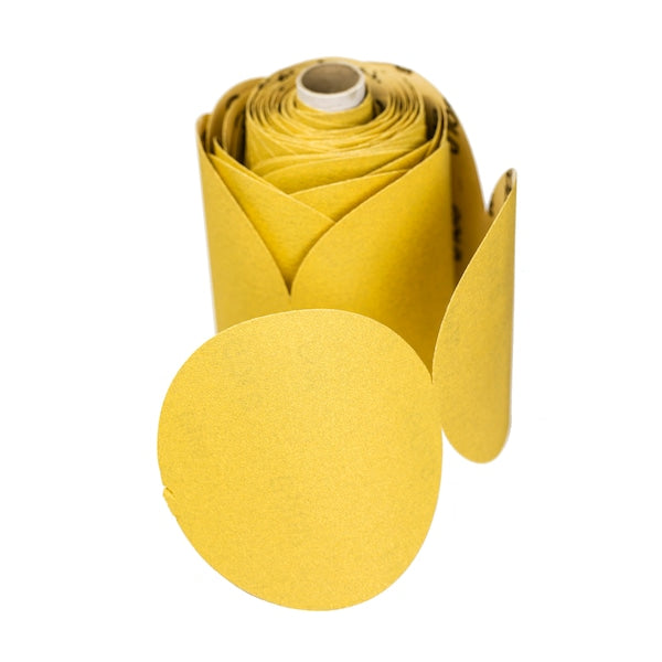 Sanding Disc, PSA, 5, 60G, DOR, Gld, Mylar