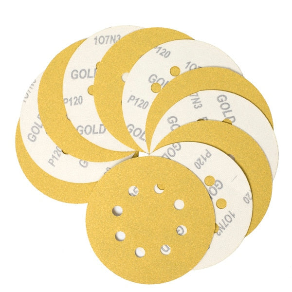 Sndng Dsc, Hook-and-Loop, 5,150G, 5VAC, Gld