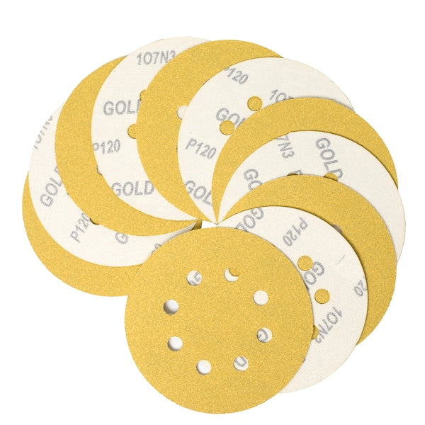 Sndng Dsc, Hook-and-Loop, 5,220G, 5VAC, Gld