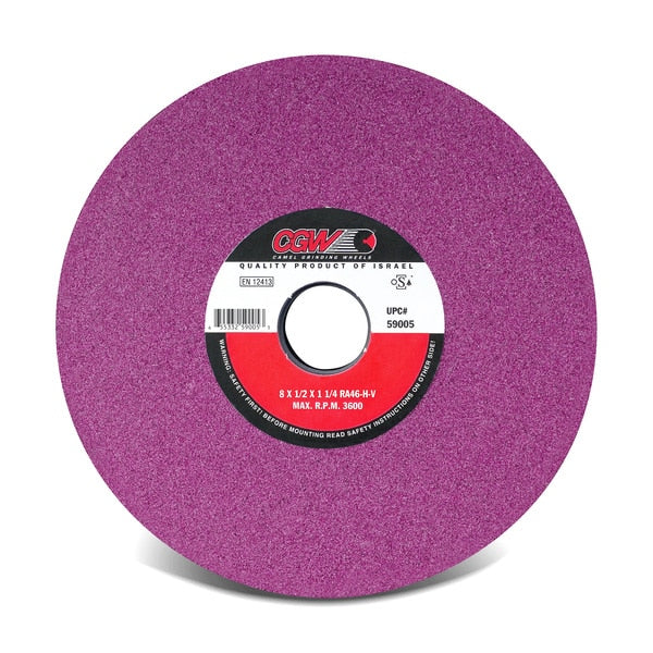 Grinding Whl, 8x3/4x1-1/4, T5, RA46-H-V
