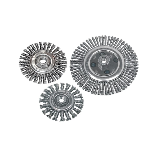 Wre Whl, 5, Rdl Knt, .020, C Reg Twst, 5/8-11