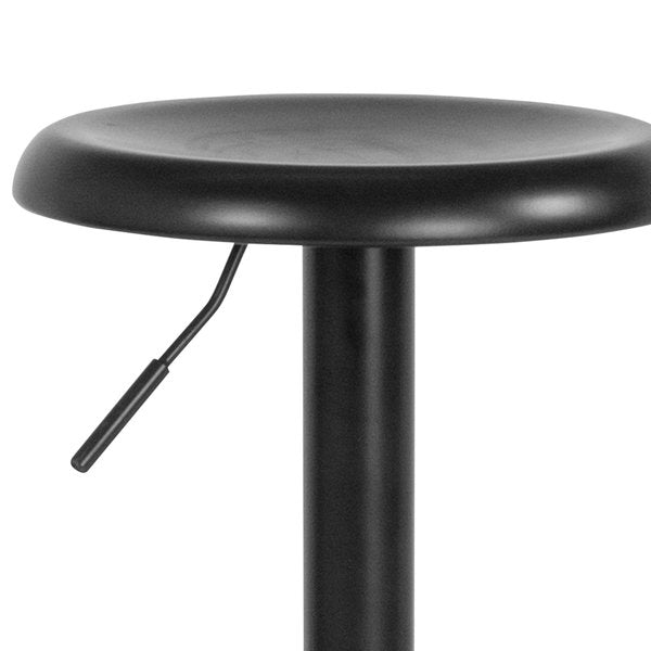 Chair, Madrid, Adjstbl, Retro, Barstool, Blck