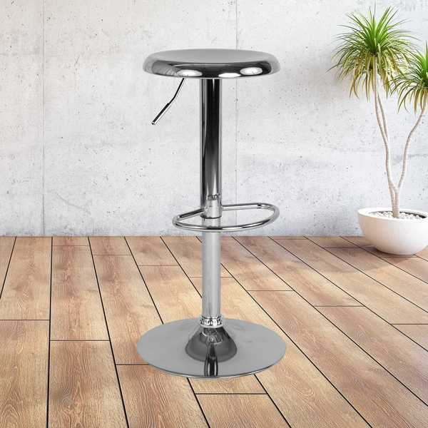 Chair, Madrid, Adjstbl, Retro, Barstool, Chrm