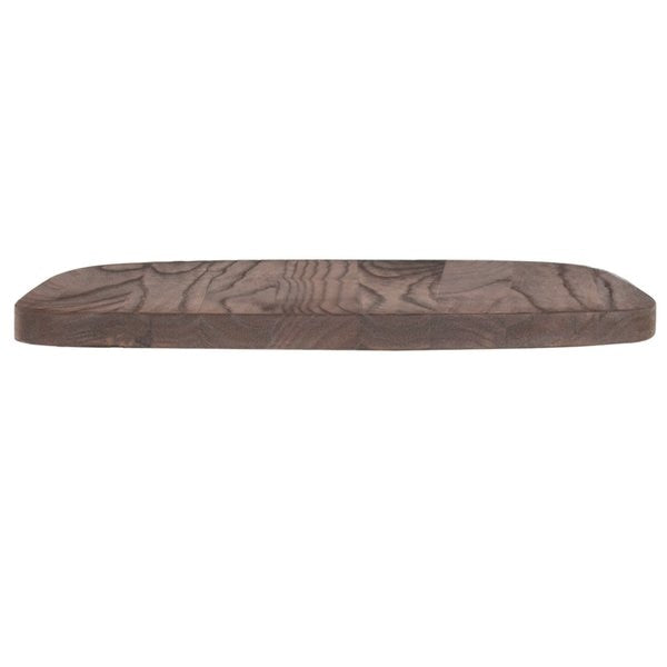 Chair Seat, Rustic Walnut, Metal