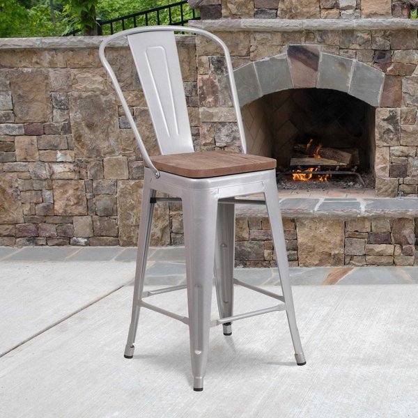 Metal Counter Stool, 24