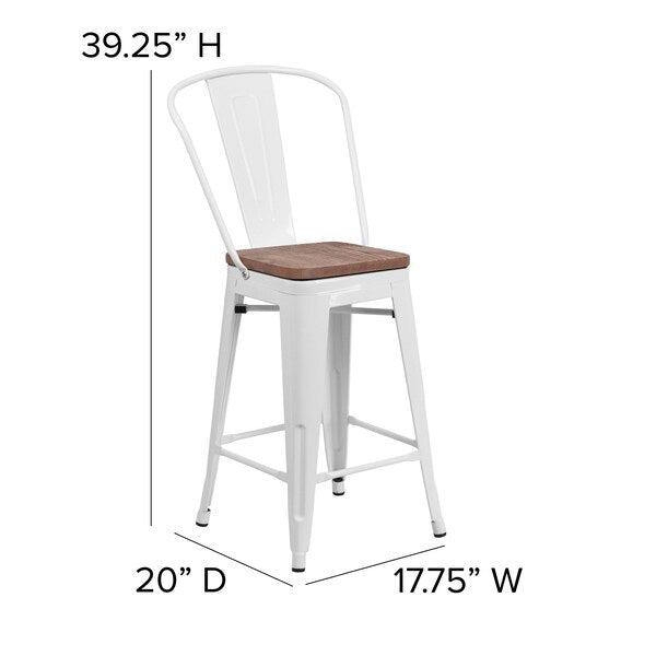 Metal Counter Stool, 24